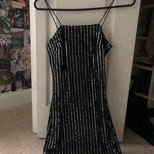 Forever 21, size small, mini dress with sequins.